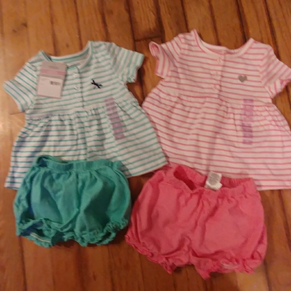Lot / 2 Carter's shorts outfits